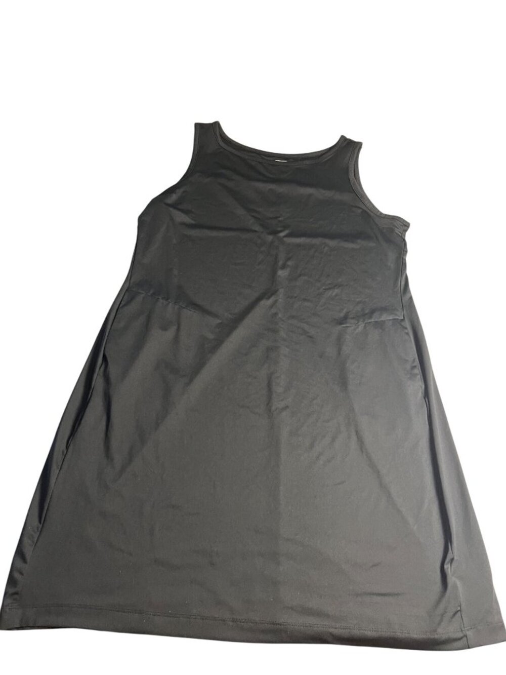 Columbia Black Sleeveless A-Line Dress XXL Polyester Blend pockets Gorp core